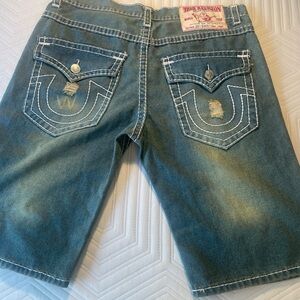 True Religion Vintage 2000’s Y2K Shorts Joey Super T Size 36